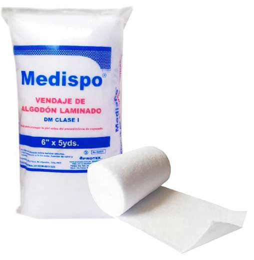 Venda de algodón laminado