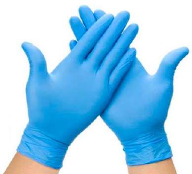 Guantes de examen en nitrilo