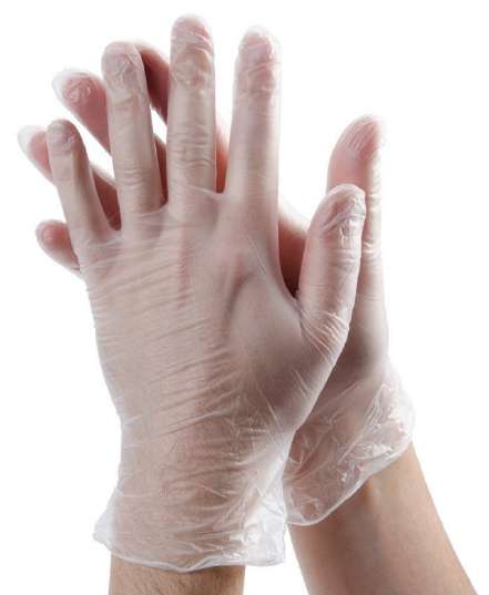 Guantes de examen en vinilo